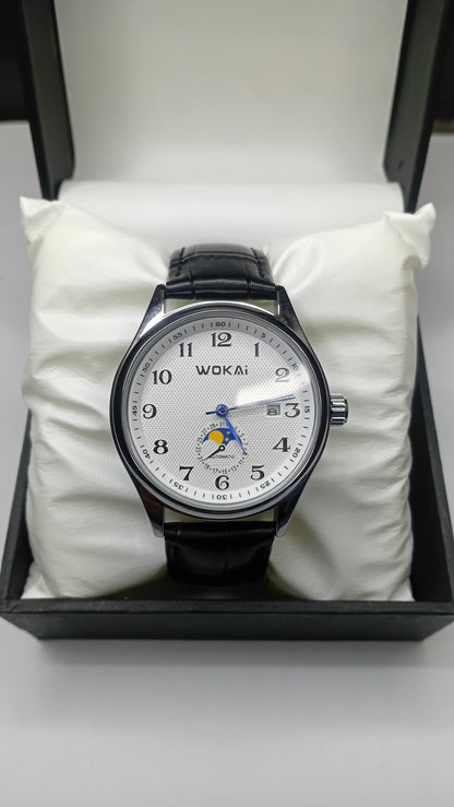 Master Heritage Edition – White Dial Leather Strap